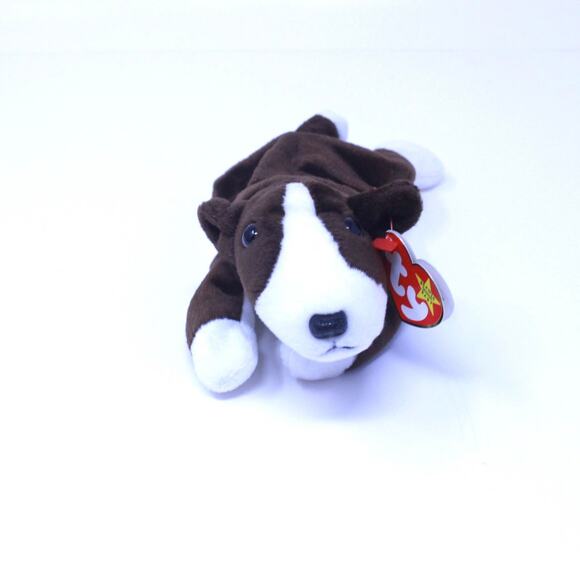 TY Beanie Babies Vintage Dog "Bruno" - Picture 1 of 9